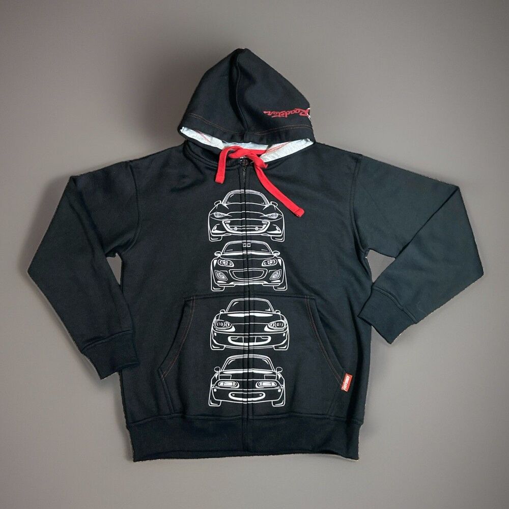 HardTuned Mazda MX-5 Miata Roadster Hoodie Adult Size Large